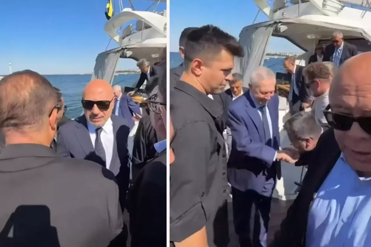 Aziz Yıldırım ve Hakan Bilal Kutlualp, tarihi toplantıya birlikte geldi