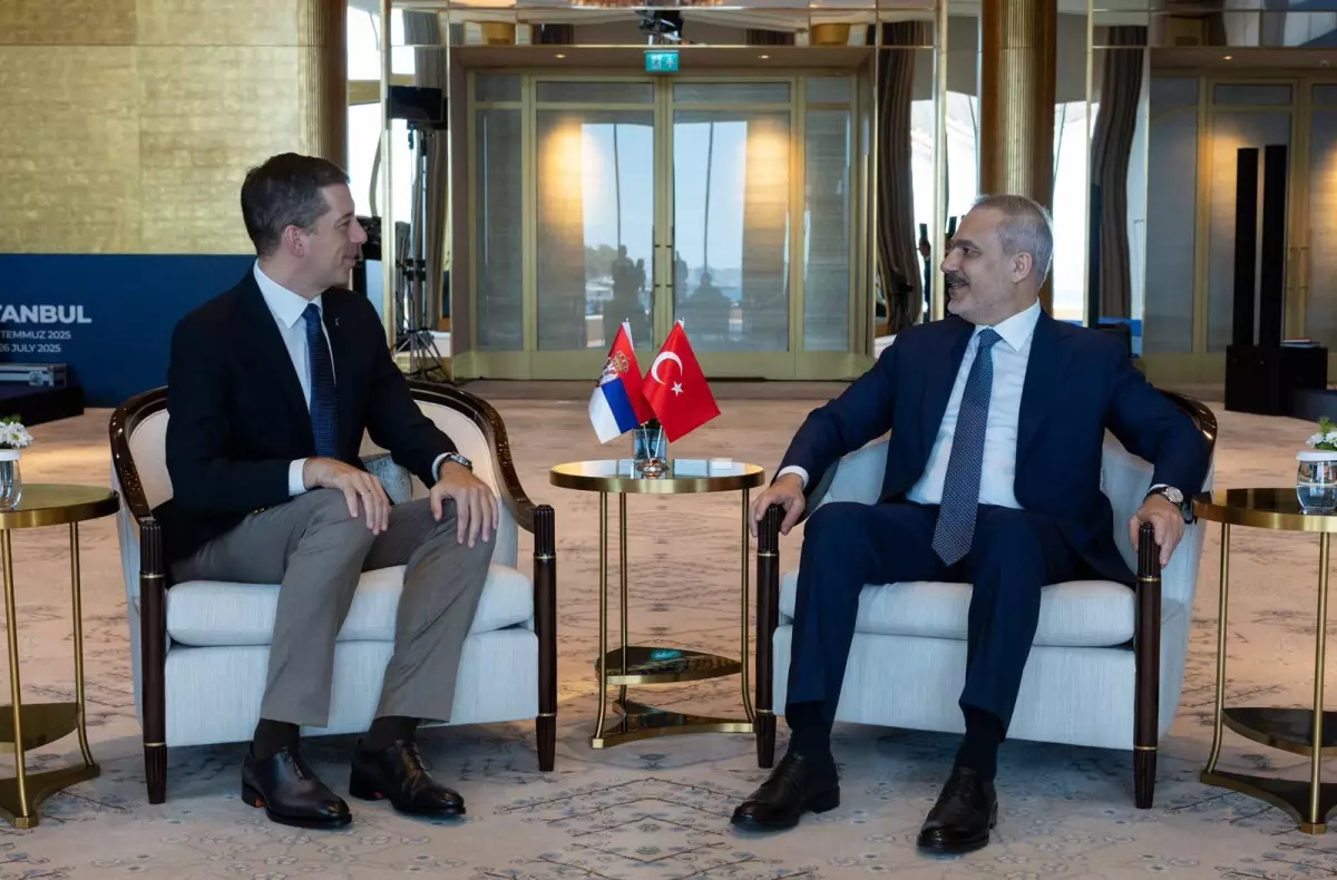 Bakan Hakan Fidan, Sırbistan Dışişleri Bakanı Marko Duric ile bir araya geldi