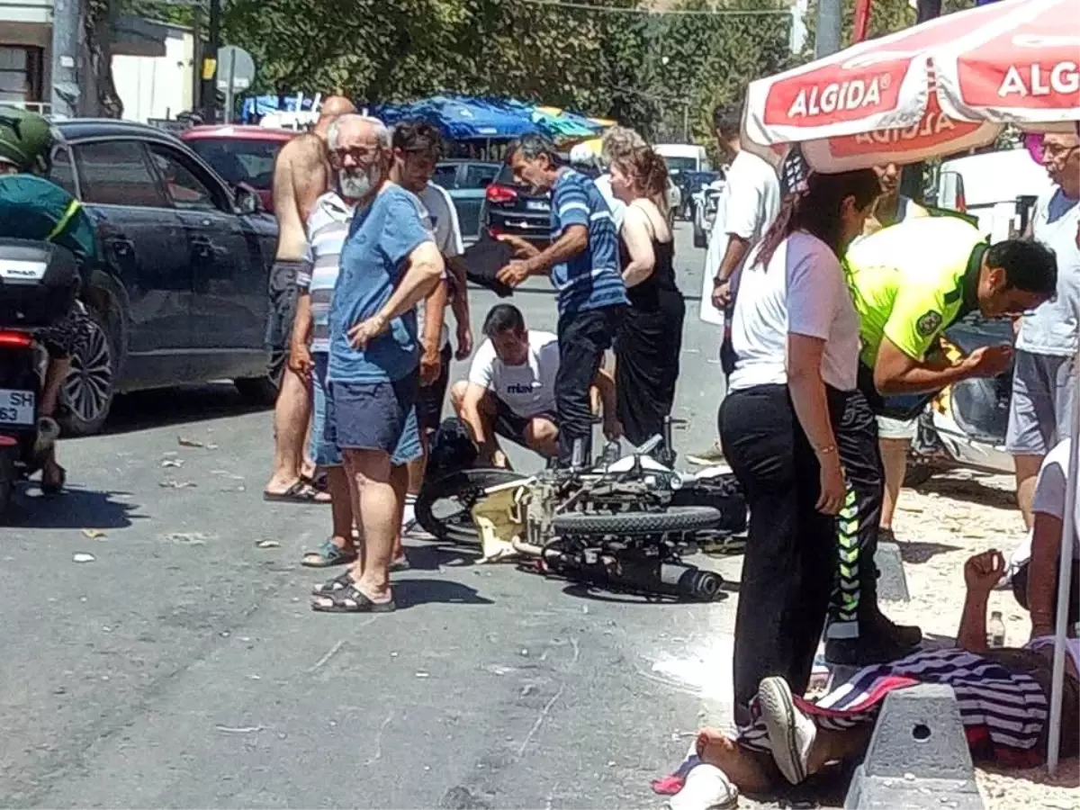 Erdek'te Motosiklet Kazası: 2 Yaralı