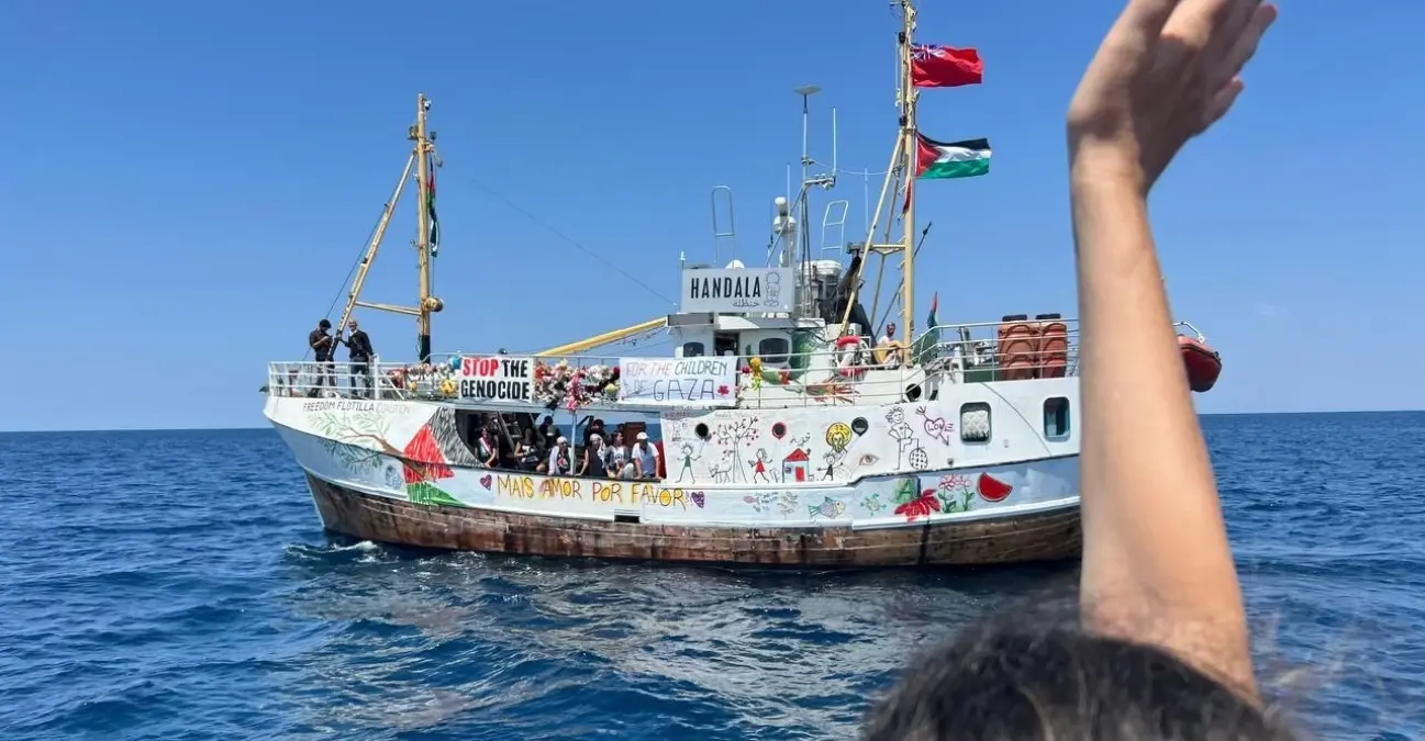 Handala Gemisi Gazze'ye Yaklaşıyor