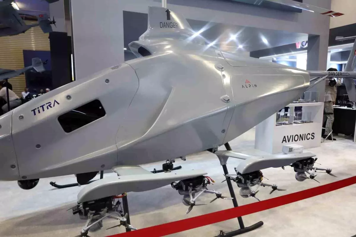 Türkiye'nin İlk Yerli İnsansız Helikopteri ALPİN-2 Tanıtıldı