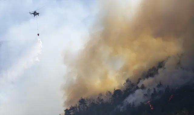 The forest fire in Karabük intensified on the 4th day! Villages are being evacuated one by one