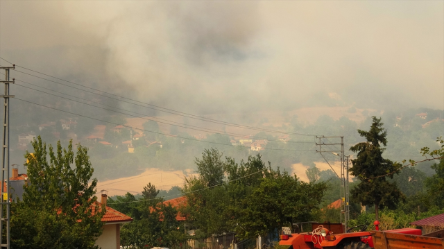 The forest fire in Karabük intensified on the 4th day! Villages are being evacuated one by one