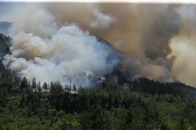 The forest fire in Karabük intensified on the 4th day! Villages are being evacuated one by one