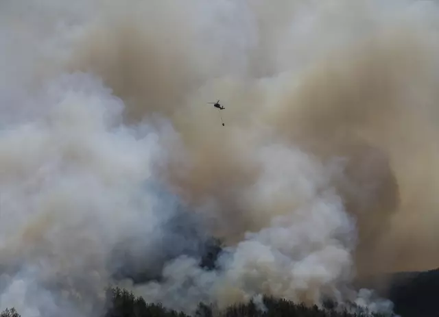 The forest fire in Karabük intensified on the 4th day! Villages are being evacuated one by one