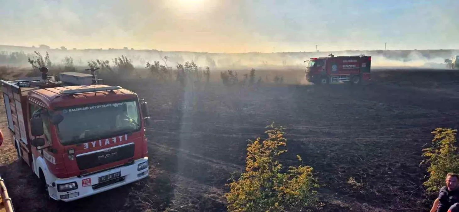 Susurluk'ta Orman Yangını Kontrol Altına Alındı