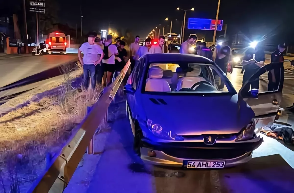 Hendek'te Kaza: Genç Sürücü Hayatını Kaybetti