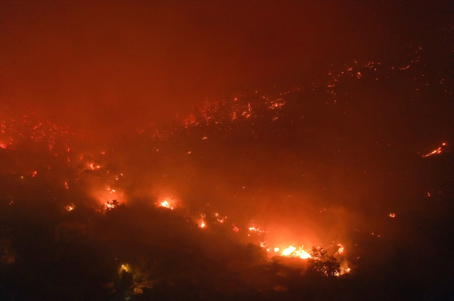 Bursa'da alevler hızla ilerliyor! Makam araçları yanmaktan son anda kurtuldu Bursa'da alevler hızla ilerliyor! Makam araçları yanmaktan son anda kurtuldu
