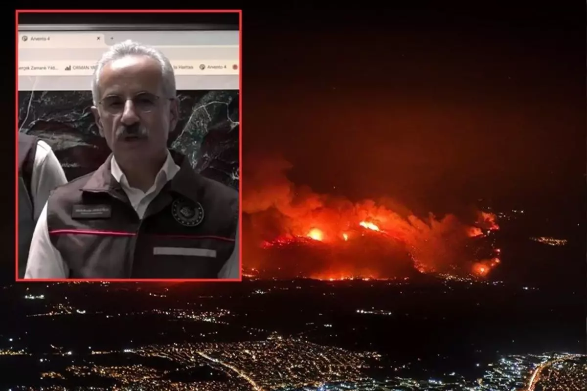 Bursa'daki orman yangını kabusuna ilişkin Bakan Uraloğlu'ndan açıklama: 1300 kişi tahliye edildi