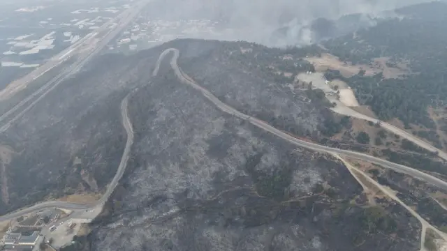 Current situation of the forest fire in Bursa!