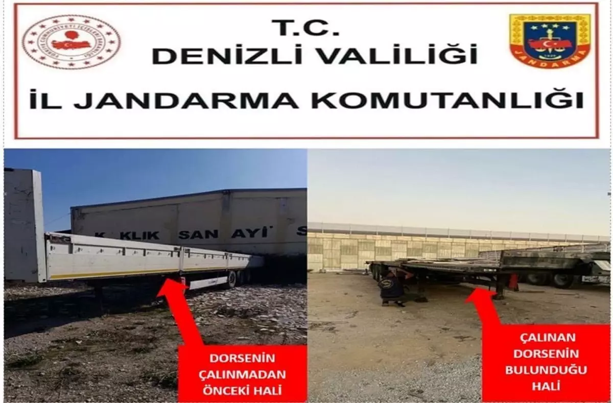 Denizli'de Çalınan TIR Dorsesi Konya'da Bulundu, 1 Kişi Tutuklandı