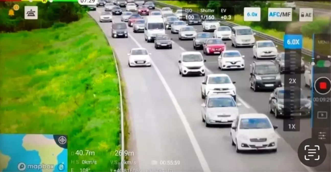 Düzce'de Hız Denetimlerinde Bin 665 Sürücüye Ceza