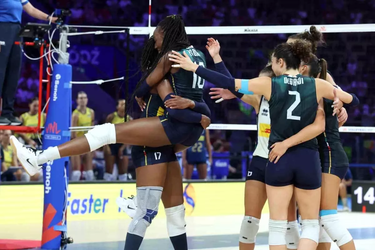 İtalya, VNL Finalinde Brezilya'yı Geçerek Şampiyon Oldu