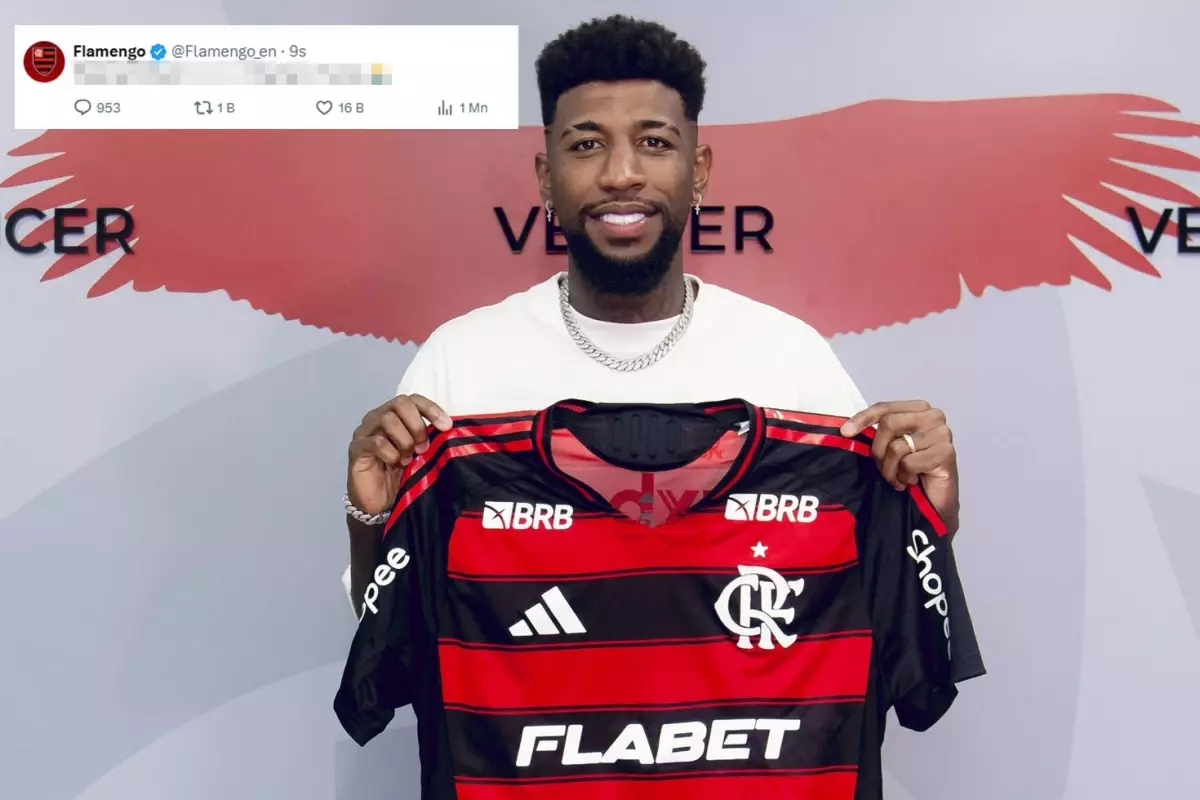 Görenler tepki gösterdi! Flamengo'dan Beşiktaş'a transfer göndermesi