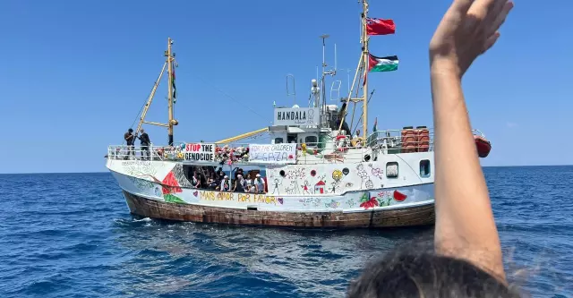 The Israeli Army Brought the Handala Ship It Detained to Ashdod Port