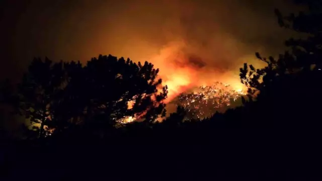 Karabük has been burning for 83 hours! The magnitude of the fire is captured by the drone camera