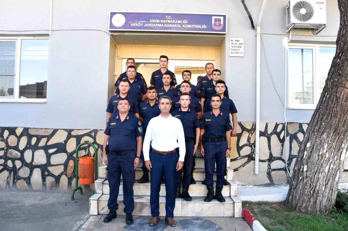 Didim Kaymakamı Can Kazım Kuruca Jandarma Karakolu'na Veda Ziyareti Gerçekleştirdi