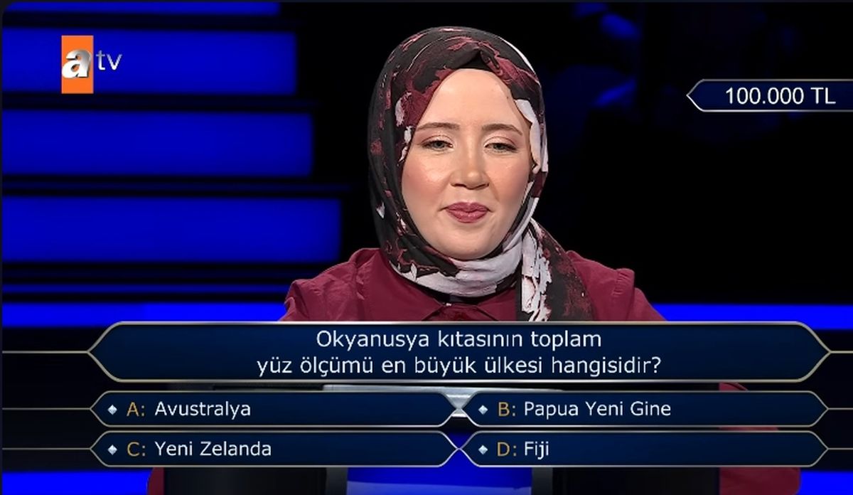 Okyanusya kıtasının toplam yüz ölçümü en büyük ülkesi hangisidir?