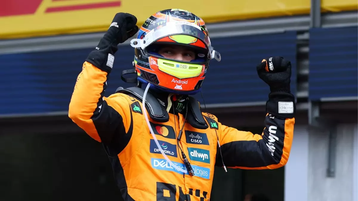 Oscar Piastri Belçika Grand Prix'sinde zafer elde etti