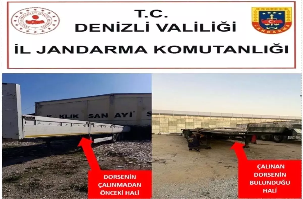 Denizli'de Park Halindeki Dorse Hırsızlığı: 4 Şüpheli Yakalandı
