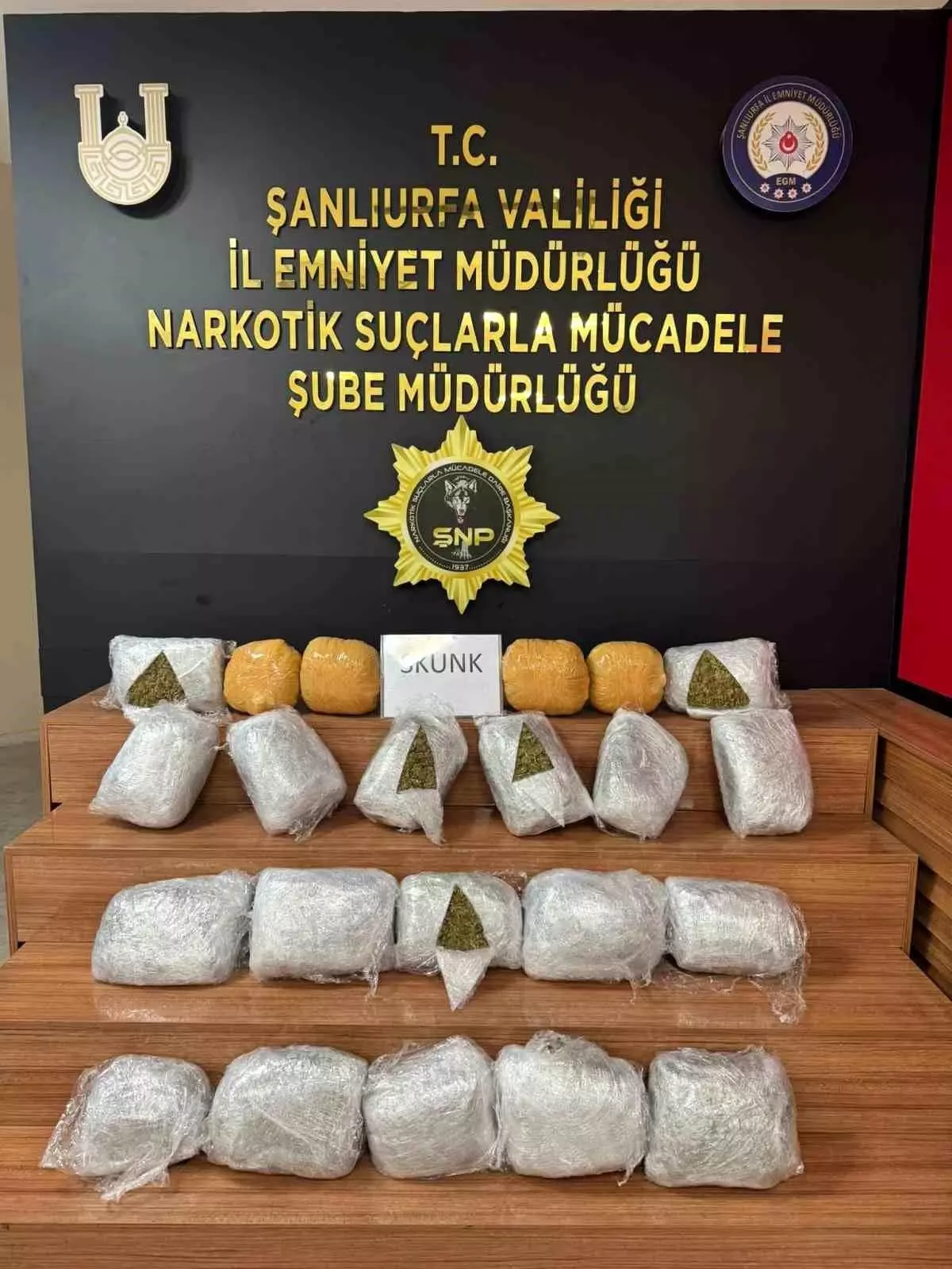 Şanlıurfa'da Uyuşturucu Operasyonu: 25 Kilo Skunk Ele Geçirildi