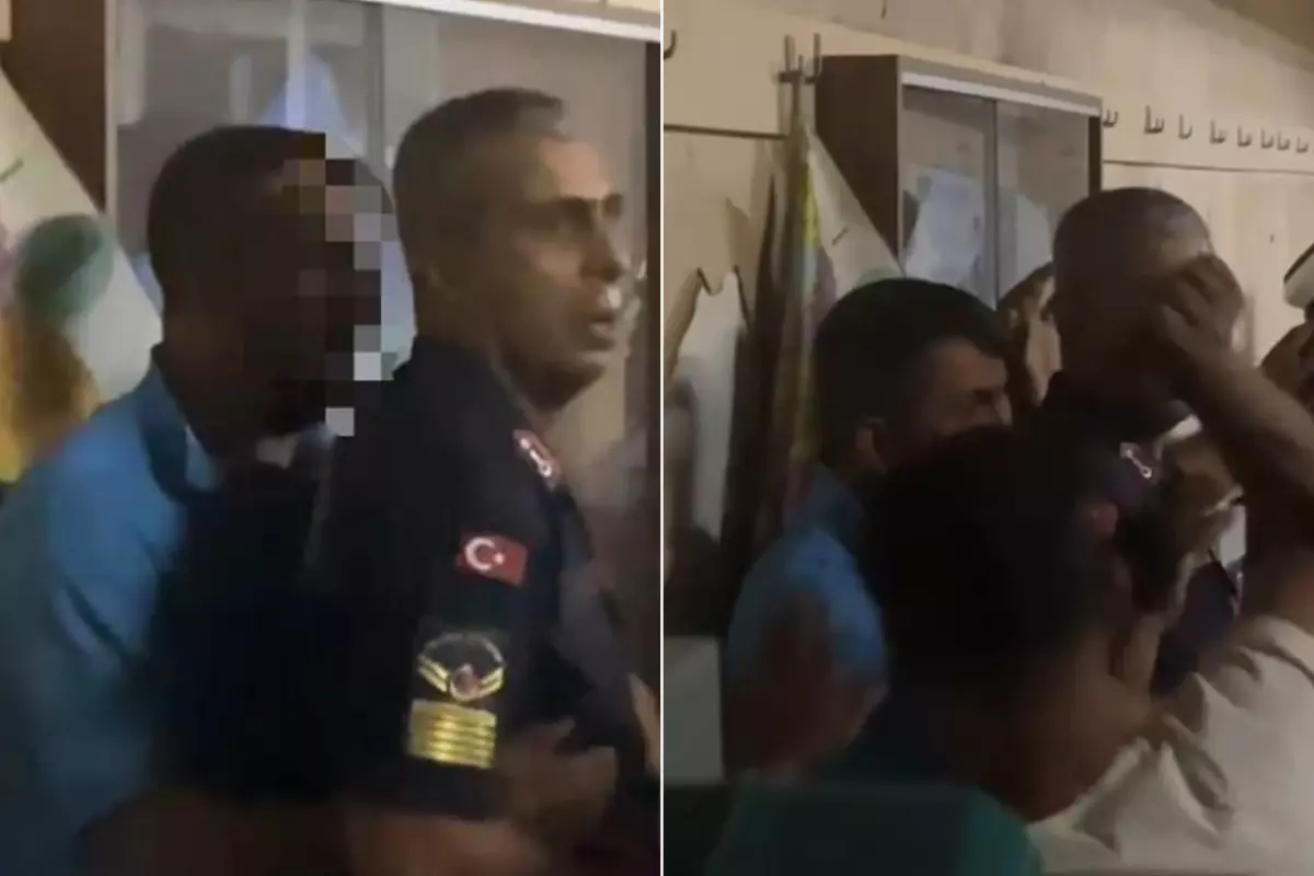 Yangın yerini karıştıran iddia! Tekme tokat dövüldü, jandarma kurtardı