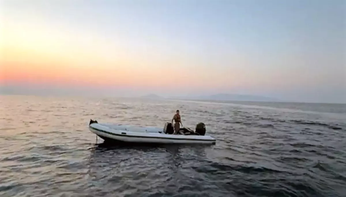 Datça'da Yunanistan tarafından geri itilen göçmenler kurtarıldı