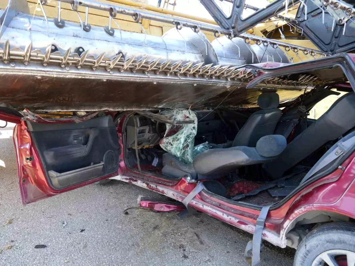 Kastamonu'da Trafik Kazası: Biçerdöver Sürücüsü Tutuklandı