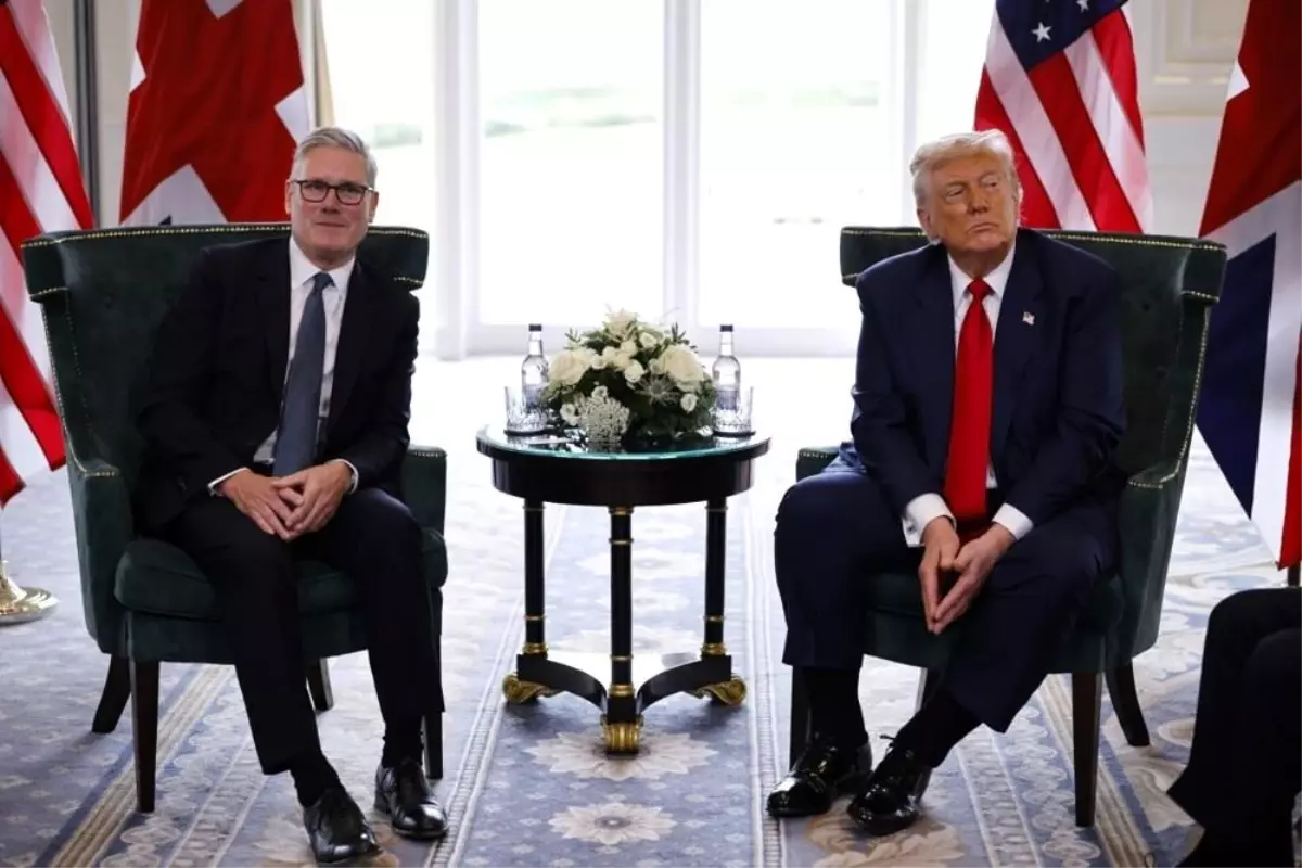 ABD Başkanı Trump, İngiltere Başbakanı Starmer ile görüştü