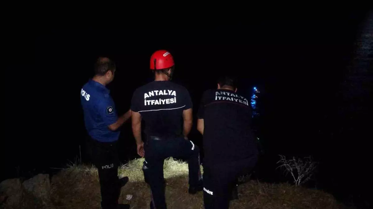 Antalya'da Düden Şelalesi'nde Arama Kurtarma Çalışmaları