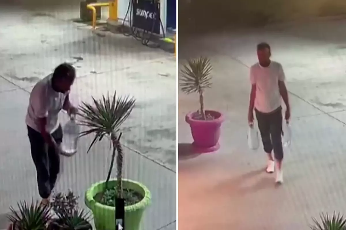 Benzin istasyonundaki görüntüleri ortaya çıktı! İşte ciğerlerimizi yakan o hain