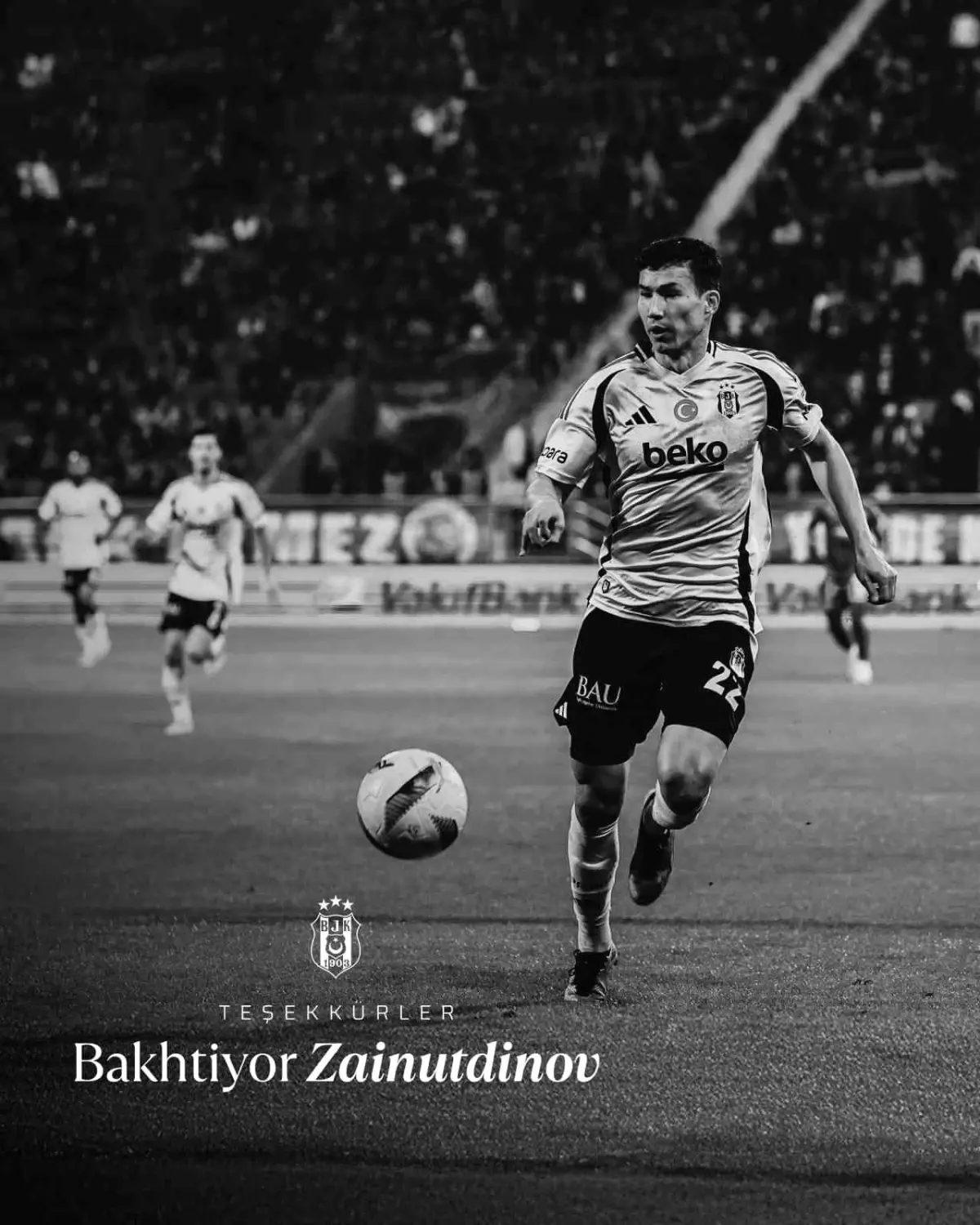 Beşiktaş, Bakhtiyor Zainutdinov ile Yollarını Ayırdı