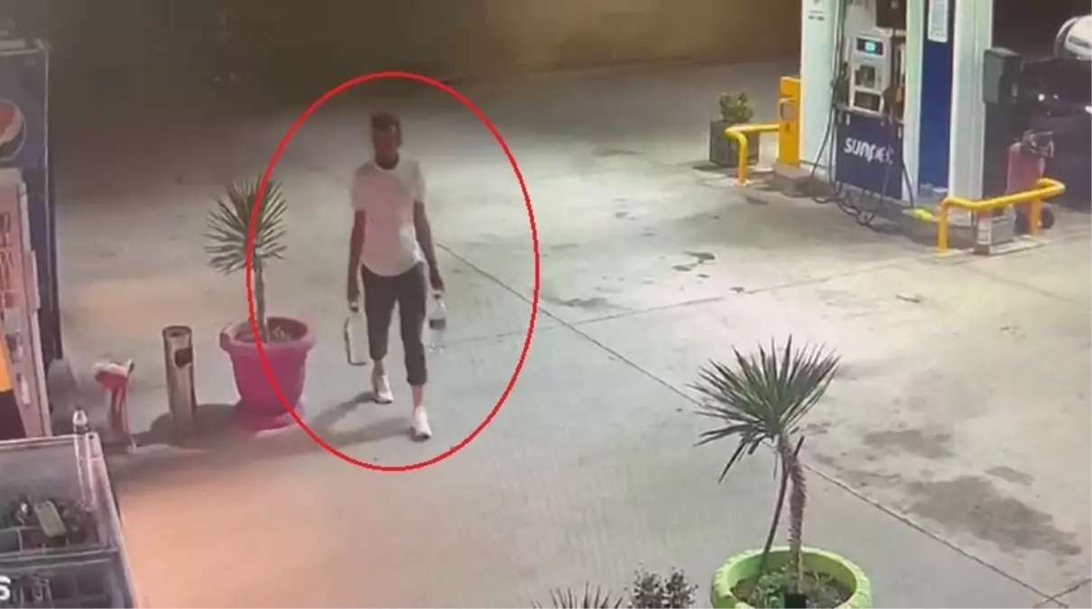 Bursa'daki Orman Yangını ile İlgili Şüphelinin Benzin Alımı Kameralarda Görüntülendi