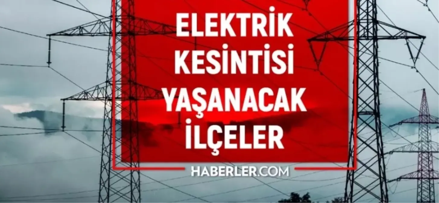 Bursa elektrikler ne zaman gelecek? 28 Temmuz Pazartesi Bursa Elektrik kesintisi olan yerler!