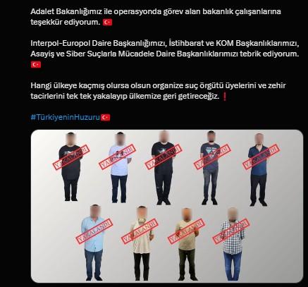 Ahmet Aydın, a member of the Dalton criminal organization, was captured in Georgia and extradited to Turkey
