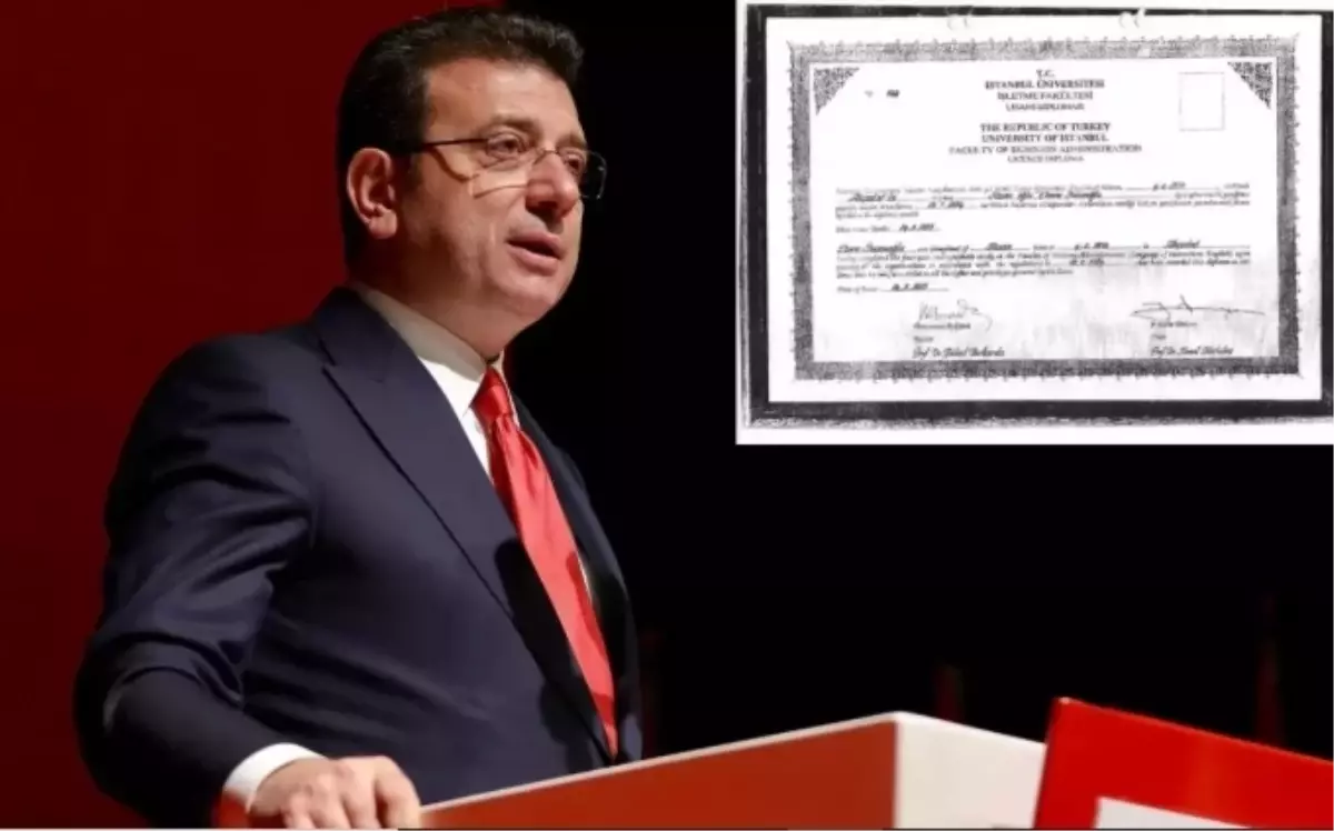 Ekrem İmamoğlu'nun yüksek lisans diploması neden iptal edildi?