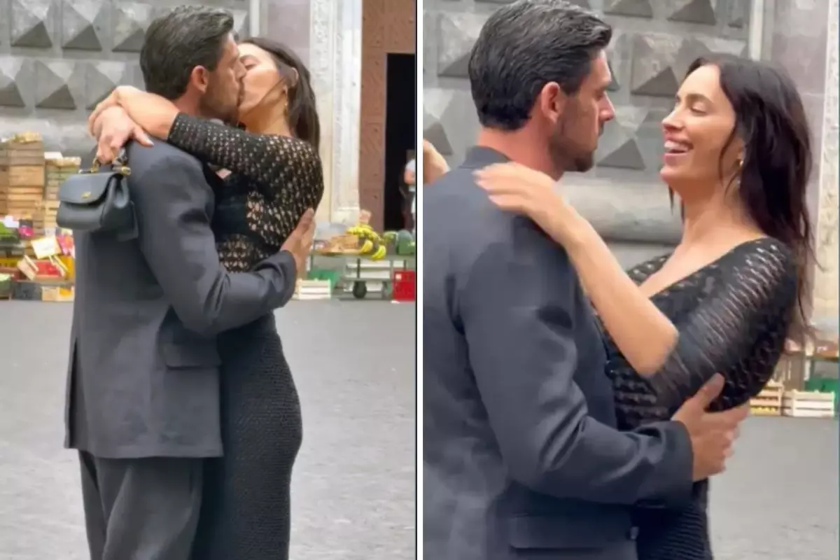 Irina Shayk ve Michele Morrone sokak ortasında öpüştü! Aşk sandılar ama sebebi başka