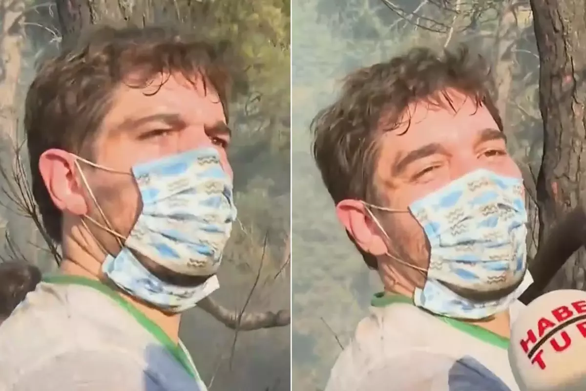 'Kaç saattir çalışıyorsunuz?' sorusuna yangın söndürme gönüllüsünden mest eden yanıt