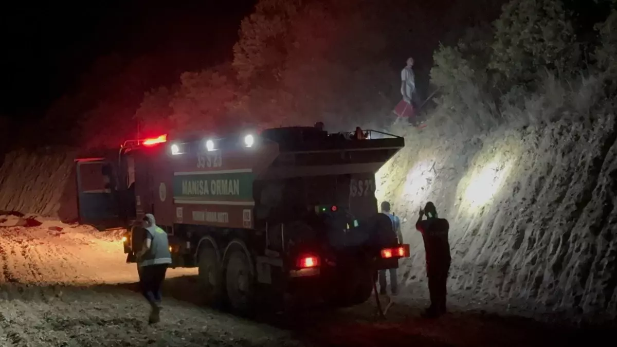 Manisa'da Orman Yangını Kontrol Altına Alındı