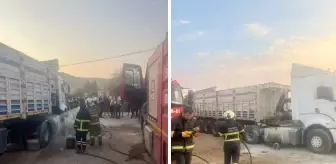 Mardin'de tırın yakıt deposunda patlama! 7 kişi yaralandı