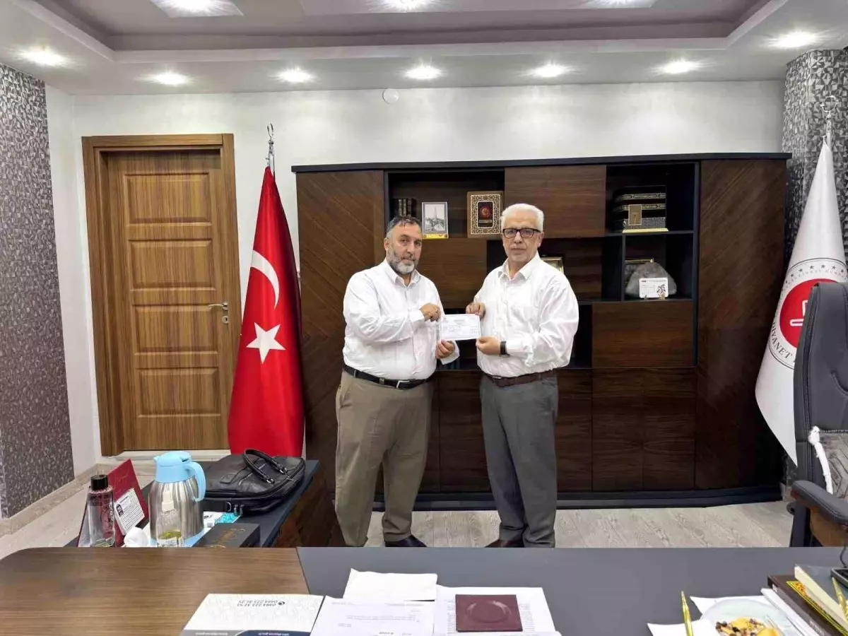 Siirt'ten Filistin'e 85 Bin TL'lik Hayır Bağışı