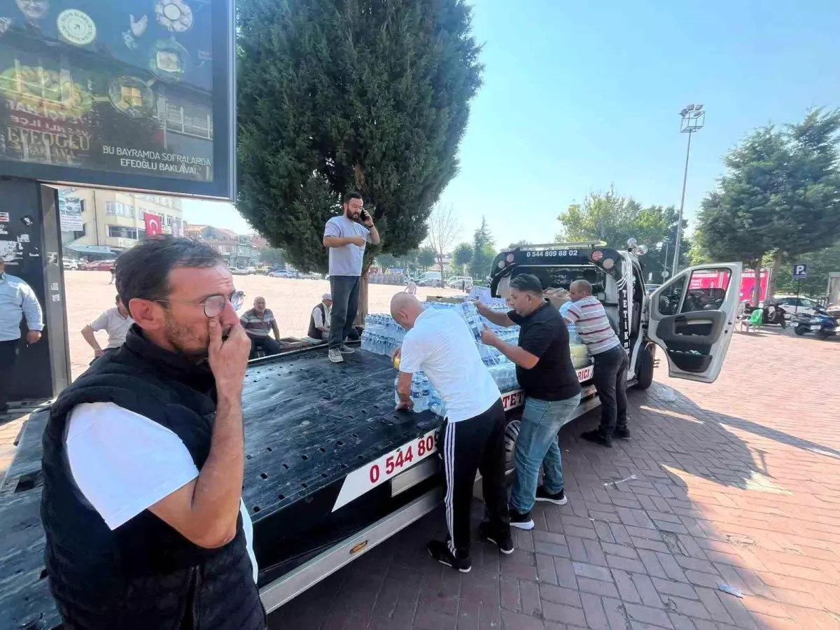 Tavşanlı Sakinleri Orman Yangınına Destek İçin Seferber Oldu
