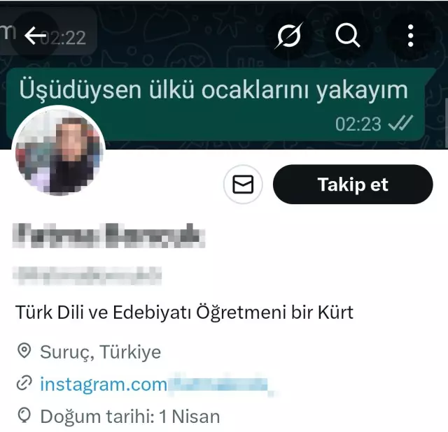 The person making terrorist propaganda has been detained! Their profession was also a lie