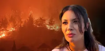 Yangına müdahale eden pilotun şahit olduğu anlar yürek burktu