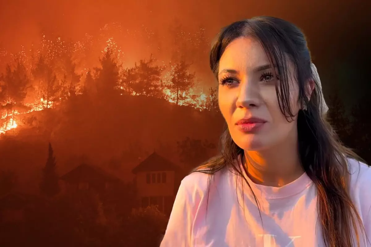 Yangına müdahale eden pilotun şahit olduğu anlar yürek burktu