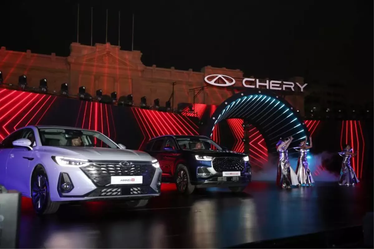 Chery, Mısır Pazarında Beş Yeni Modelini Tanıttı