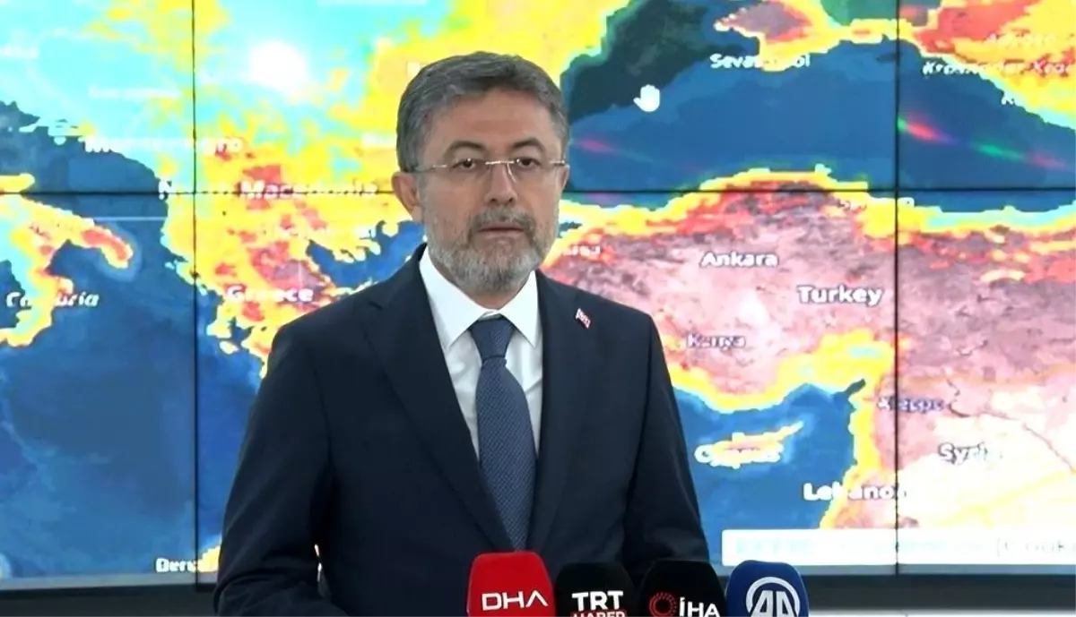 Bakan Yumaklı: 55 Yangın Kontrol Altına Alındı, Sadece Bursa Harmancık'ta Süren Yangın Var