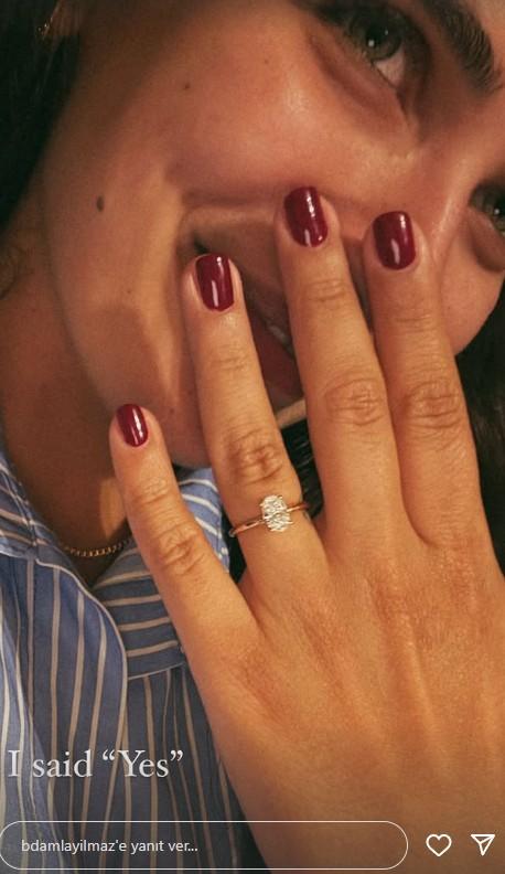 Biran Damla Yılmaz took the first step towards marriage
