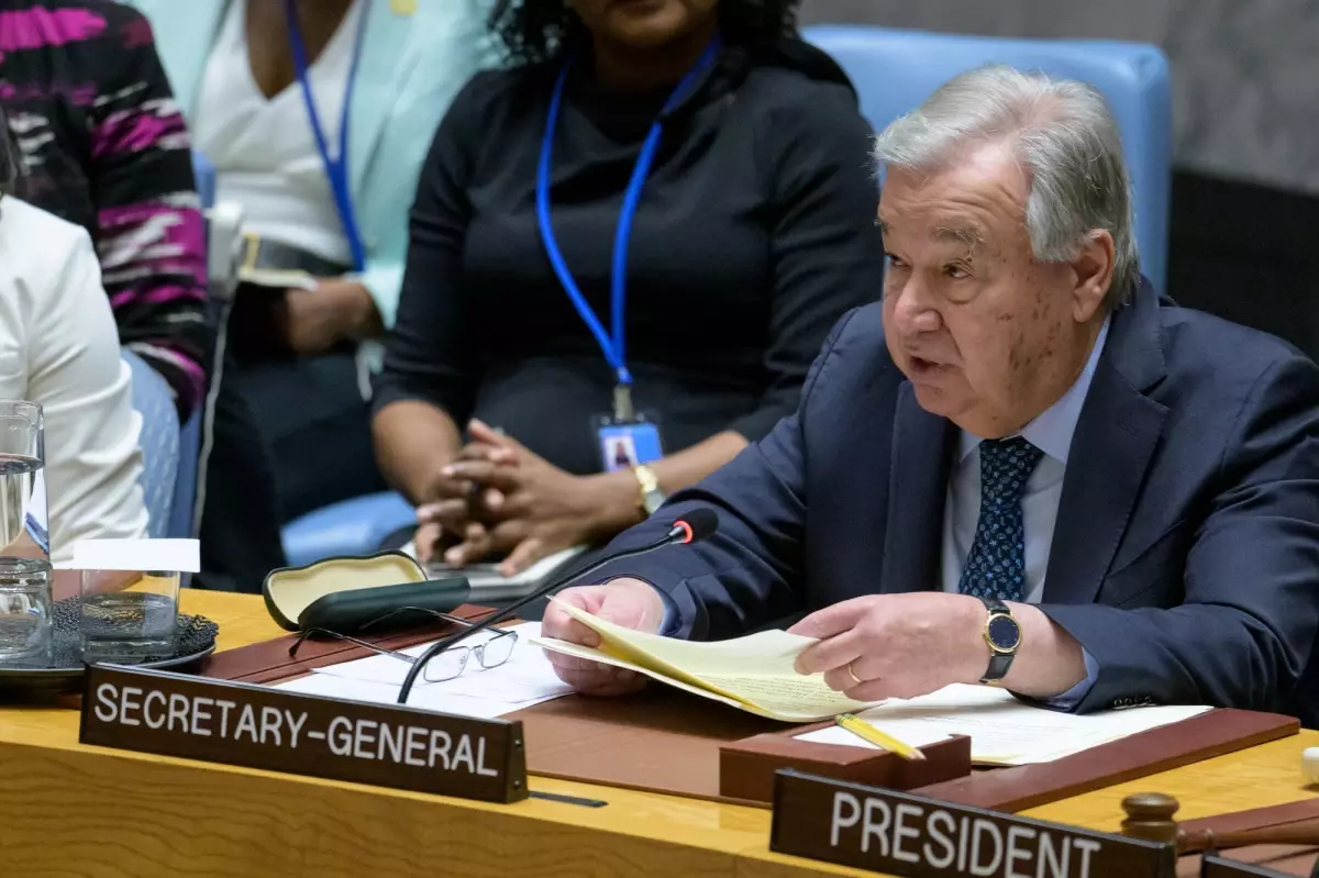 BM Genel Sekreteri Guterres: 'Filistinliler için devlet kurma bir haktır'
