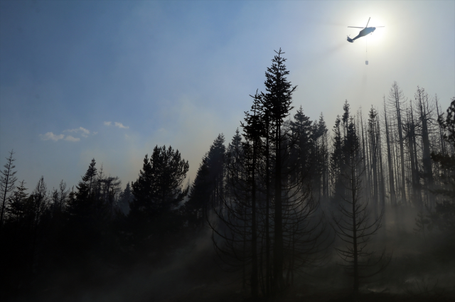 Bursa'da acı tablo! Yangının bıraktığı tahribat havadan görüntülendi Bursa'da acı tablo! Yangının bıraktığı tahribat havadan görüntülendi